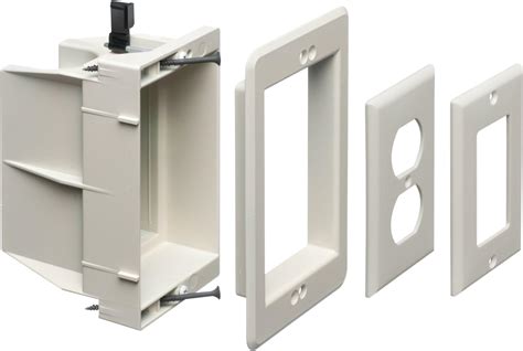 recessed ceiling junction box|recessed outlet box for tv.